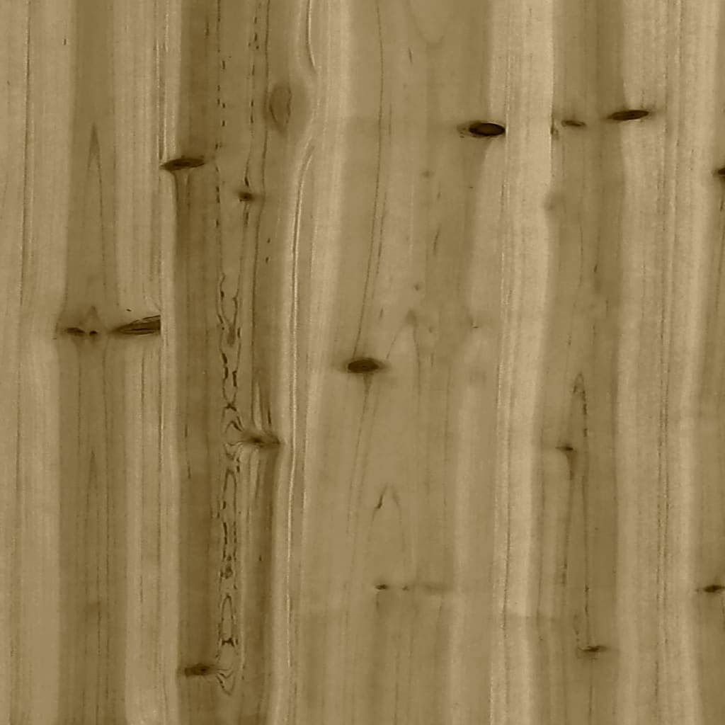 vidaXL Garden Bench Gabion Design 92x71x65.5 cm Impregnated Wood Pine