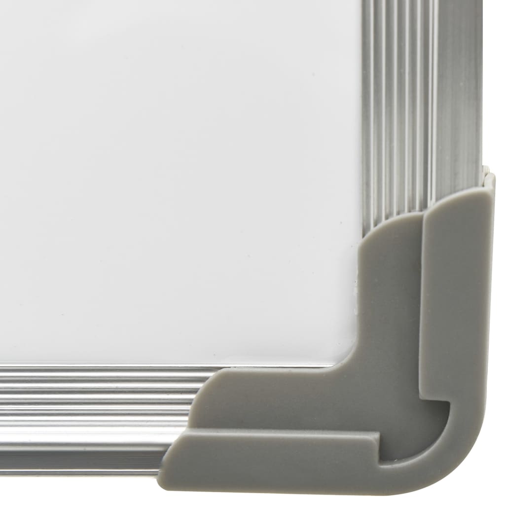 vidaXL Magnetic Dry-erase Whiteboard White 90x60 cm Steel