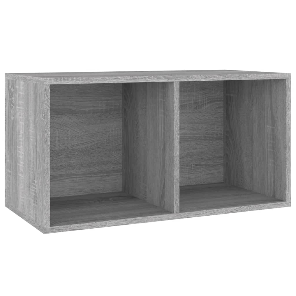 vidaXL Vinyl Storage Box Grey Sonoma 71x34x36 cm Engineered Wood