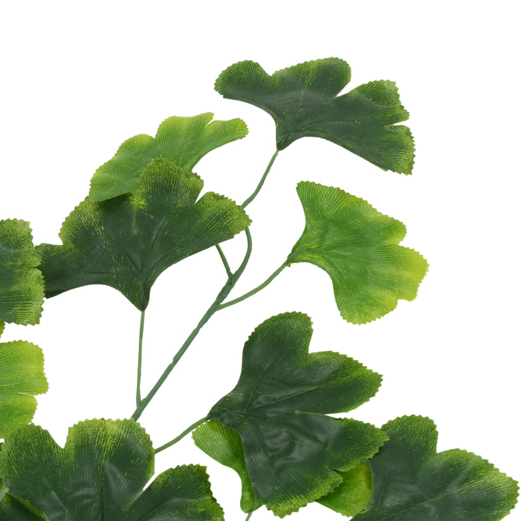 vidaXL Artificial Leaves Ginko 10 pcs Green 65 cm