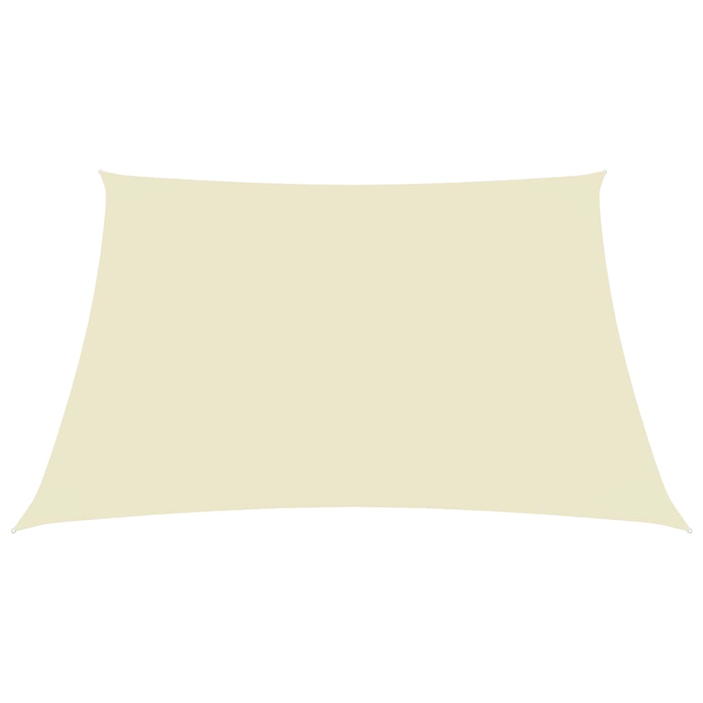 vidaXL Sunshade Sail Oxford Fabric Rectangular 2.5x3.5 m Cream