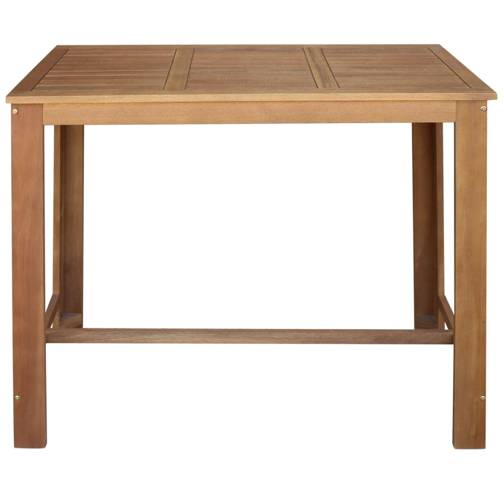 vidaXL Five Piece Bar Table and Stool Set Solid Acacia Wood