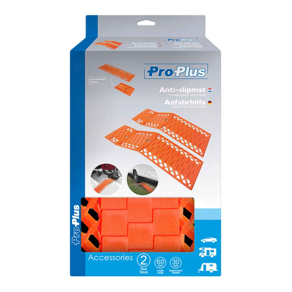 ProPlus Foldable Traction Mats Set of 2 360835