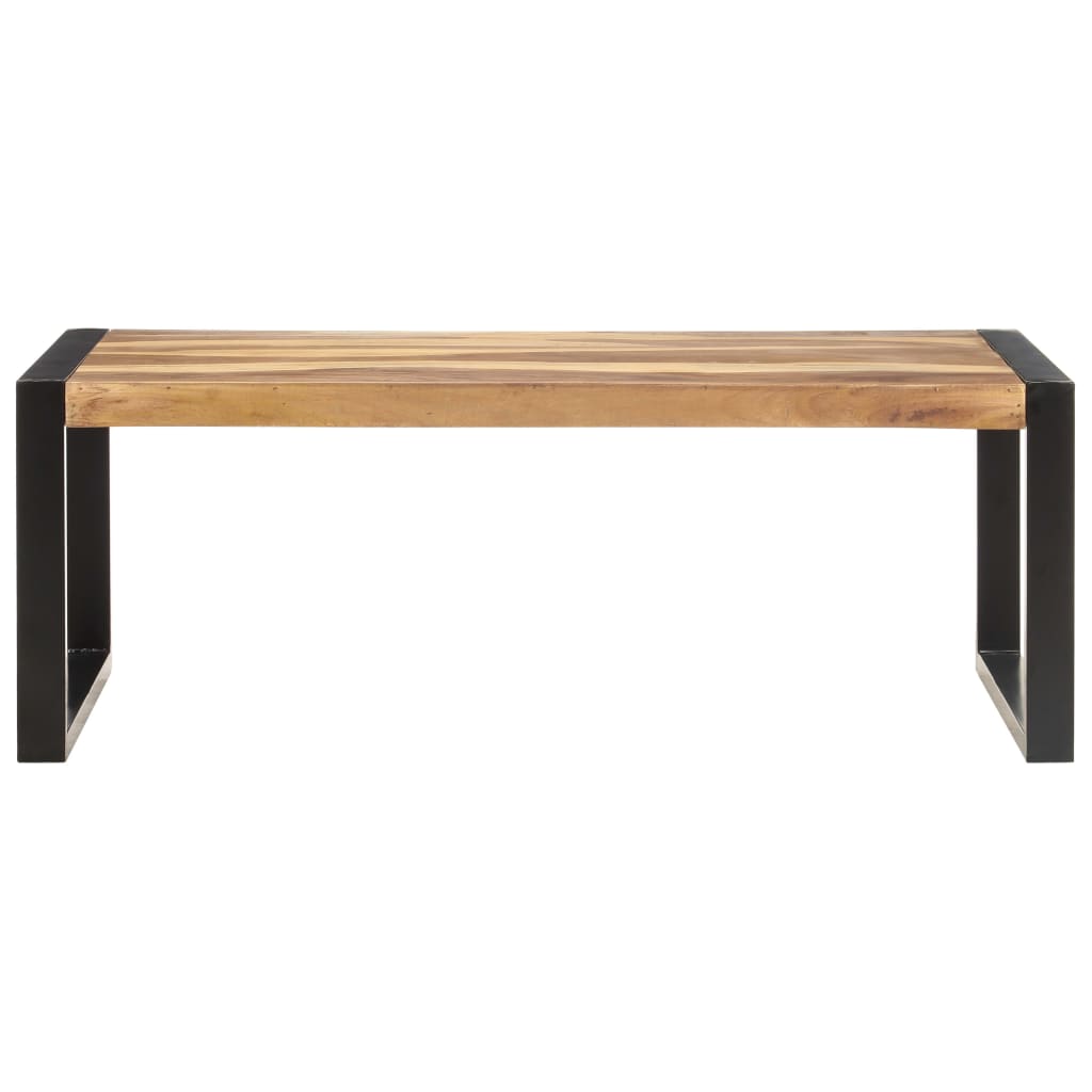 vidaXL Coffee Table 110x60x40 cm Solid Wood with Sheesham Finish