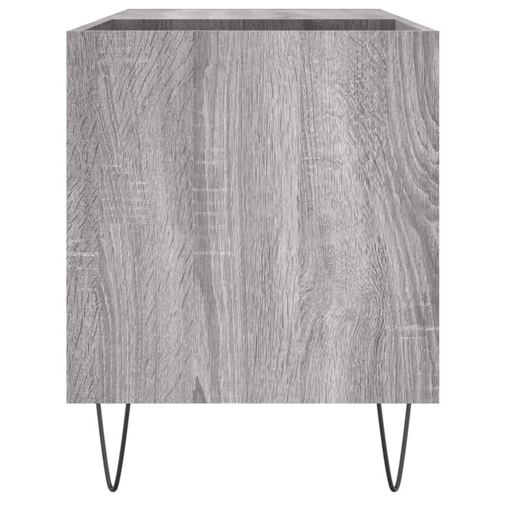 vidaXL Record Cabinet Grey Sonoma 85x38x48 cm Engineered Wood