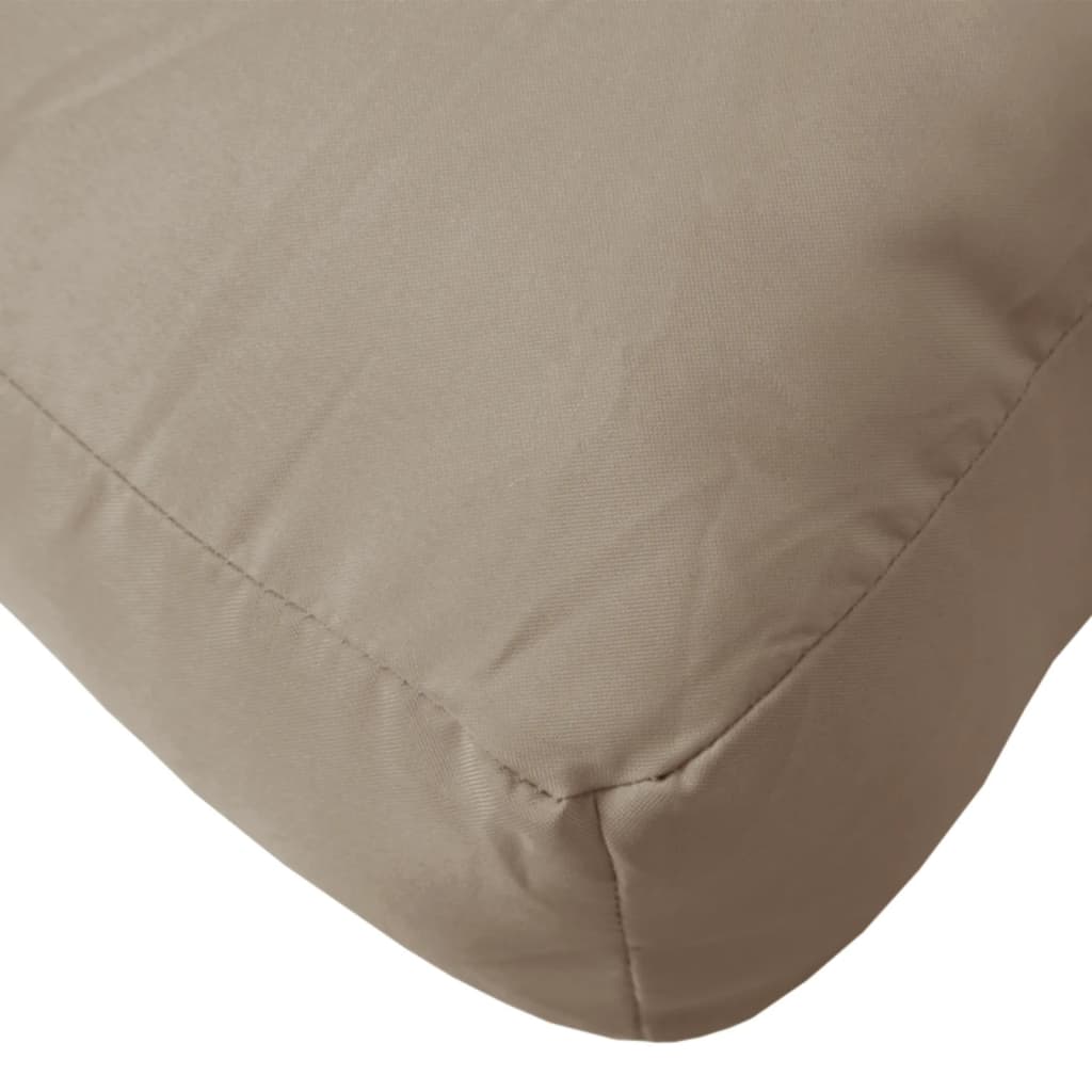 vidaXL Pallet Cushion Taupe 60x60x6 cm Oxford Fabric