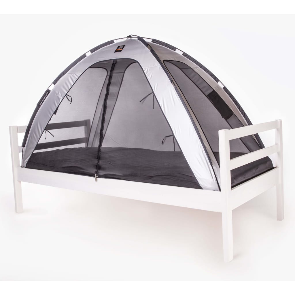 DERYAN Mosquito Bed Tent 200x90x110 cm Silver