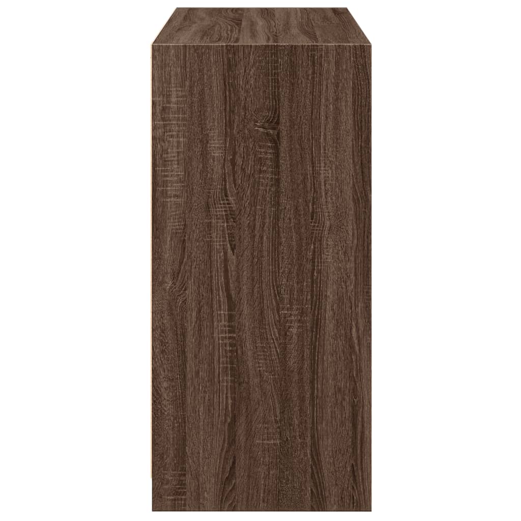 vidaXL Wardrobe Brown Oak 77x48x102 cm Engineered Wood
