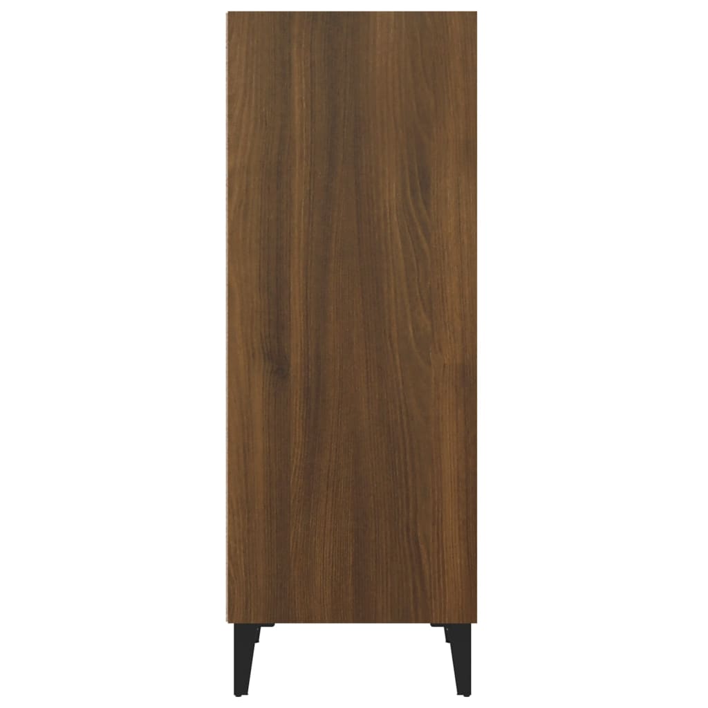 vidaXL Sideboard Brown Oak 34.5x32.5x90 cm Engineered Wood