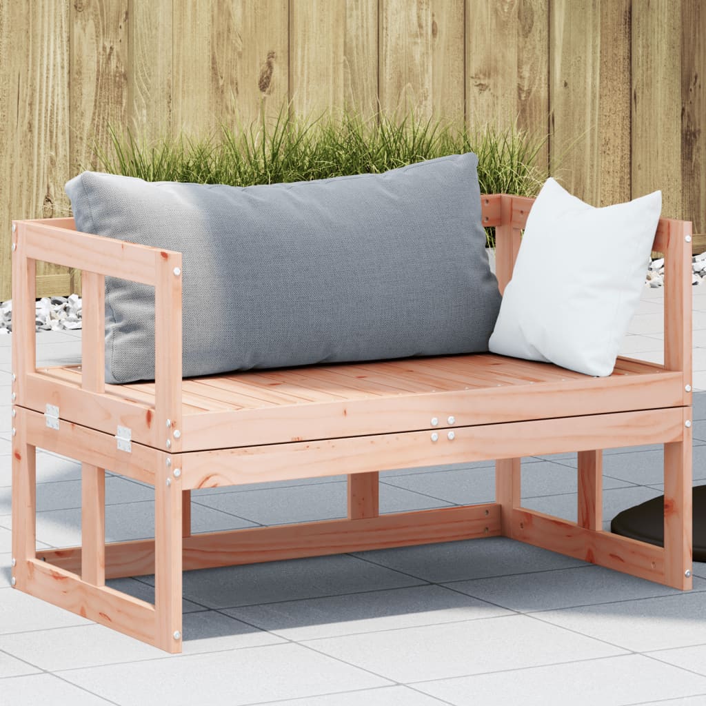 vidaXL Garden Sofa Bench Extendable Solid Wood Douglas