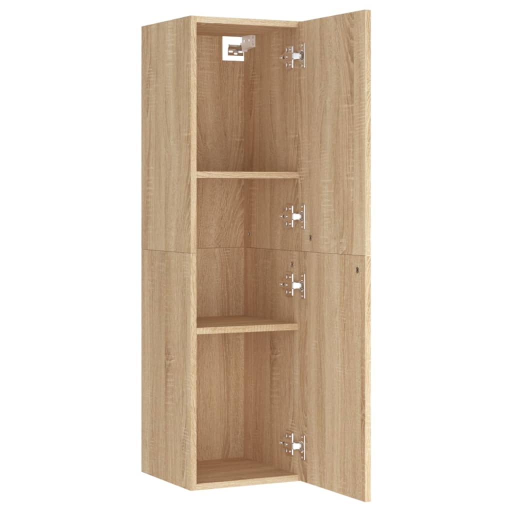 vidaXL TV Cabinet Sonoma Oak 30.5x30x110 cm Engineered Wood