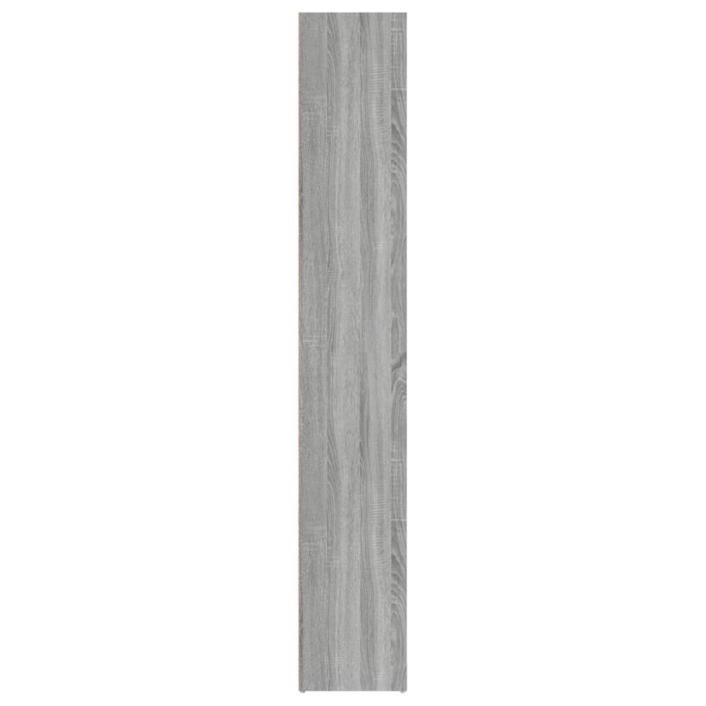 vidaXL Book Cabinet Grey Sonoma 40x30x189 cm Engineered Wood