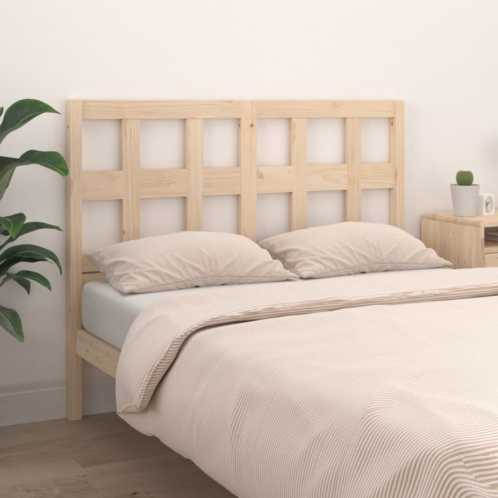 vidaXL Bed Headboard 125.5x4x100 cm Solid Wood Pine