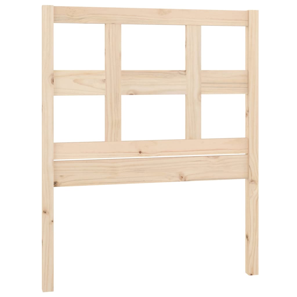 vidaXL Bed Headboard 105.5x4x100 cm Solid Wood Pine vidaXL