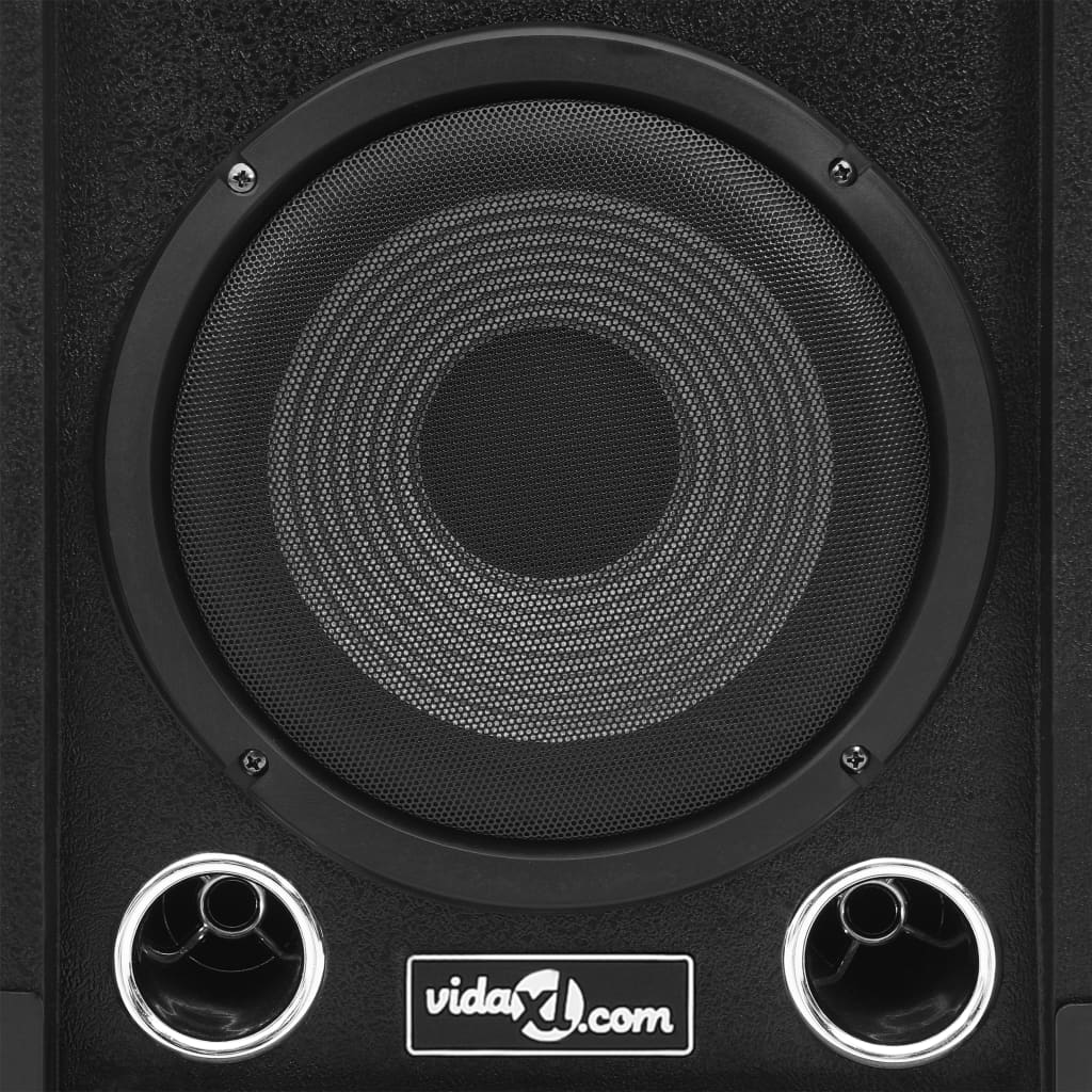 vidaXL Professional Passive Hifi Stage Speakers 2 pcs 800 W Black