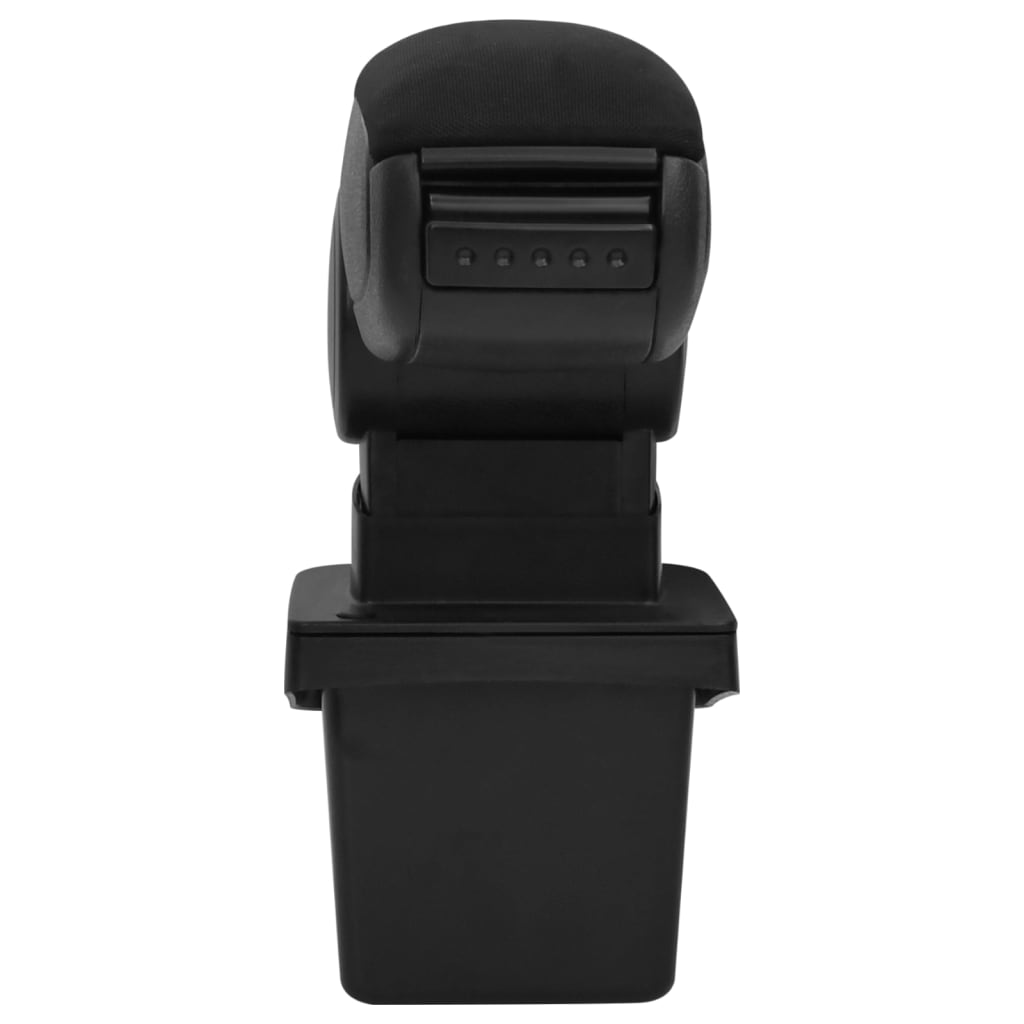 vidaXL Car Armrest Black 15x31.5x(35-51) cm ABS