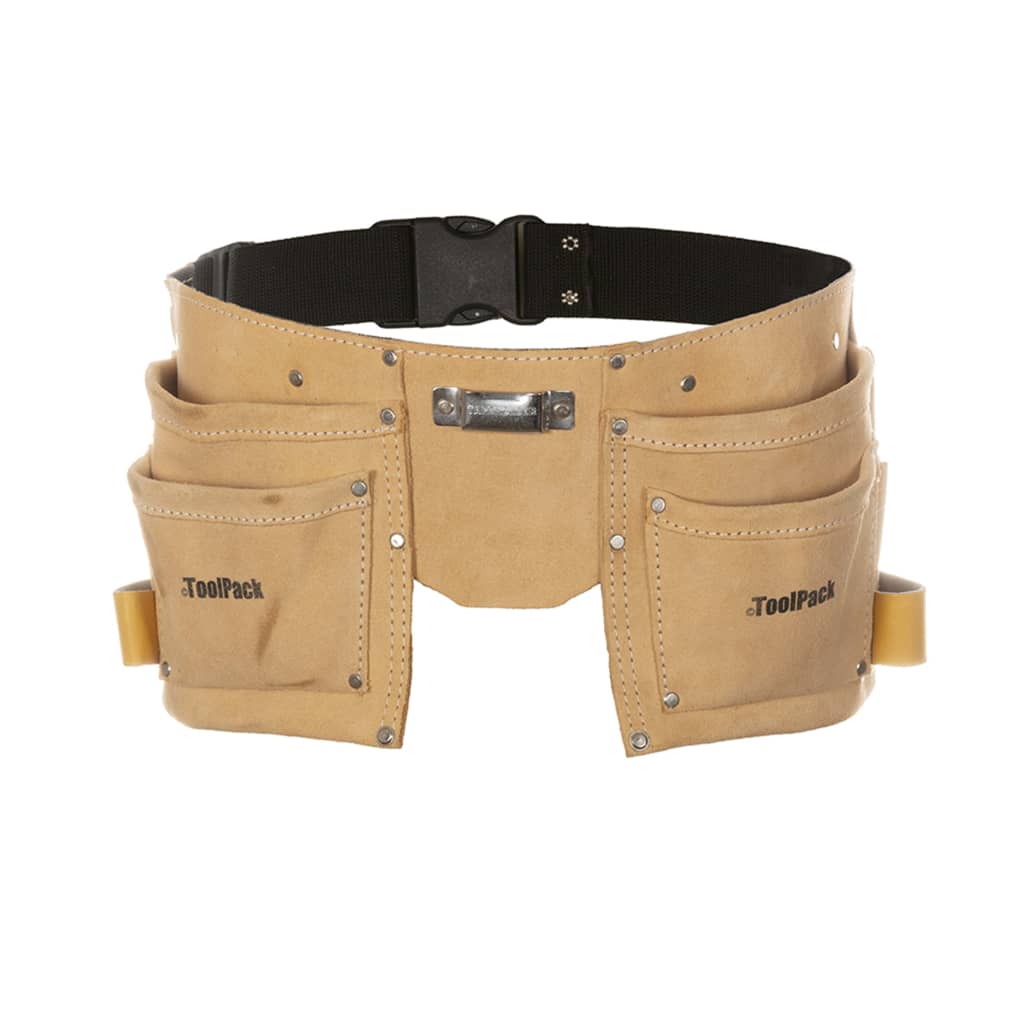 Toolpack Double-Pouch Tool Belt Leather Regular 366.008