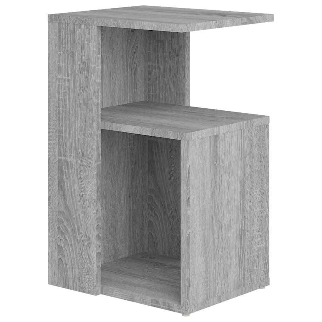 vidaXL Side Table Grey Sonoma 36x30x56 cm Engineered Wood