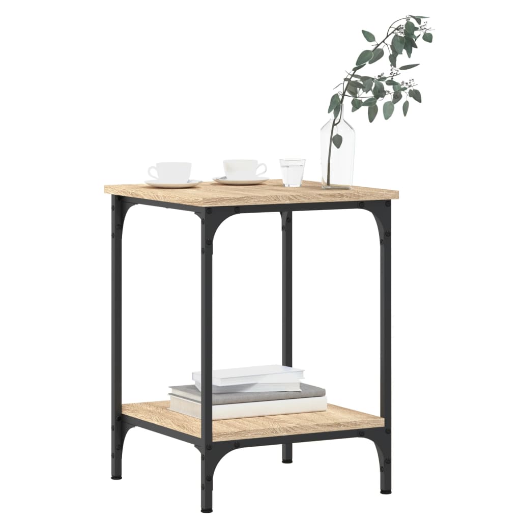 vidaXL Coffee Table Sonoma Oak 40x40x55 cm Engineered Wood