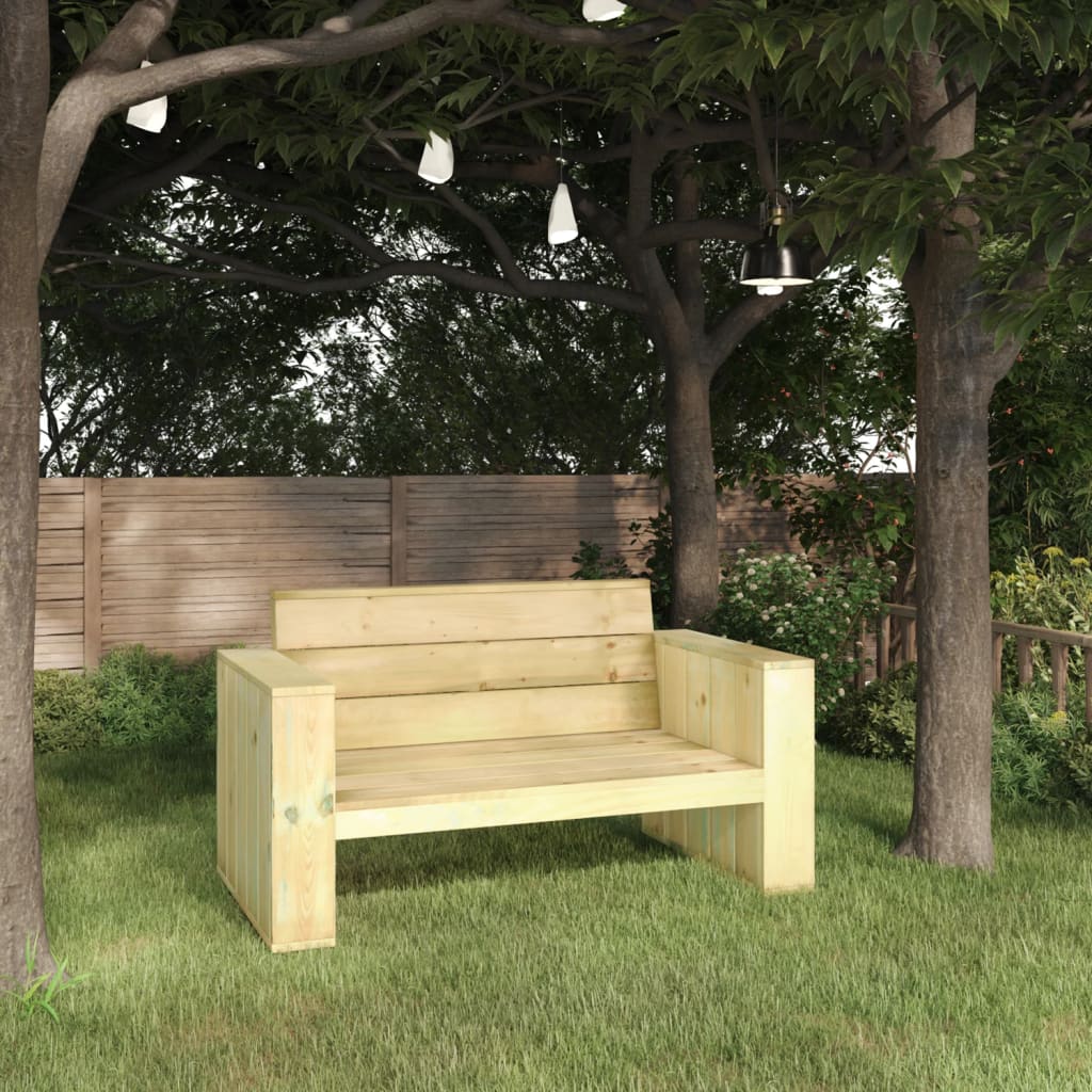 vidaXL Garden Bench 139 cm Impregnated Pinewood