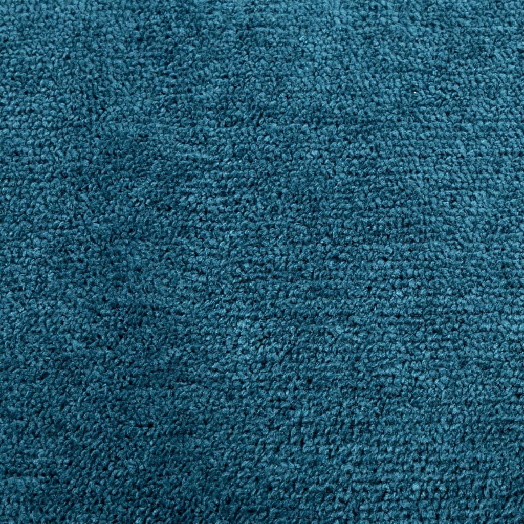 vidaXL Rug OVIEDO Short Pile Turquoise 120x120 cm