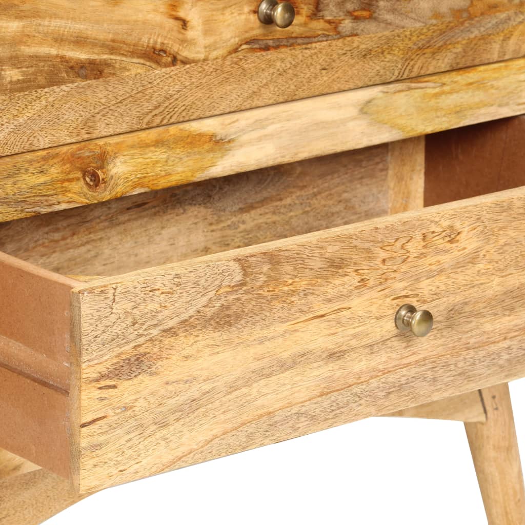 vidaXL Bedside Cabinet 65x35x60 cm Solid Mango Wood
