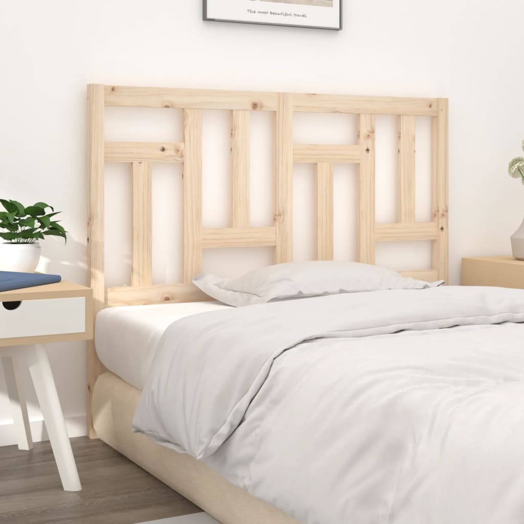 vidaXL Bed Headboard 155.5x4x100 cm Solid Wood Pine