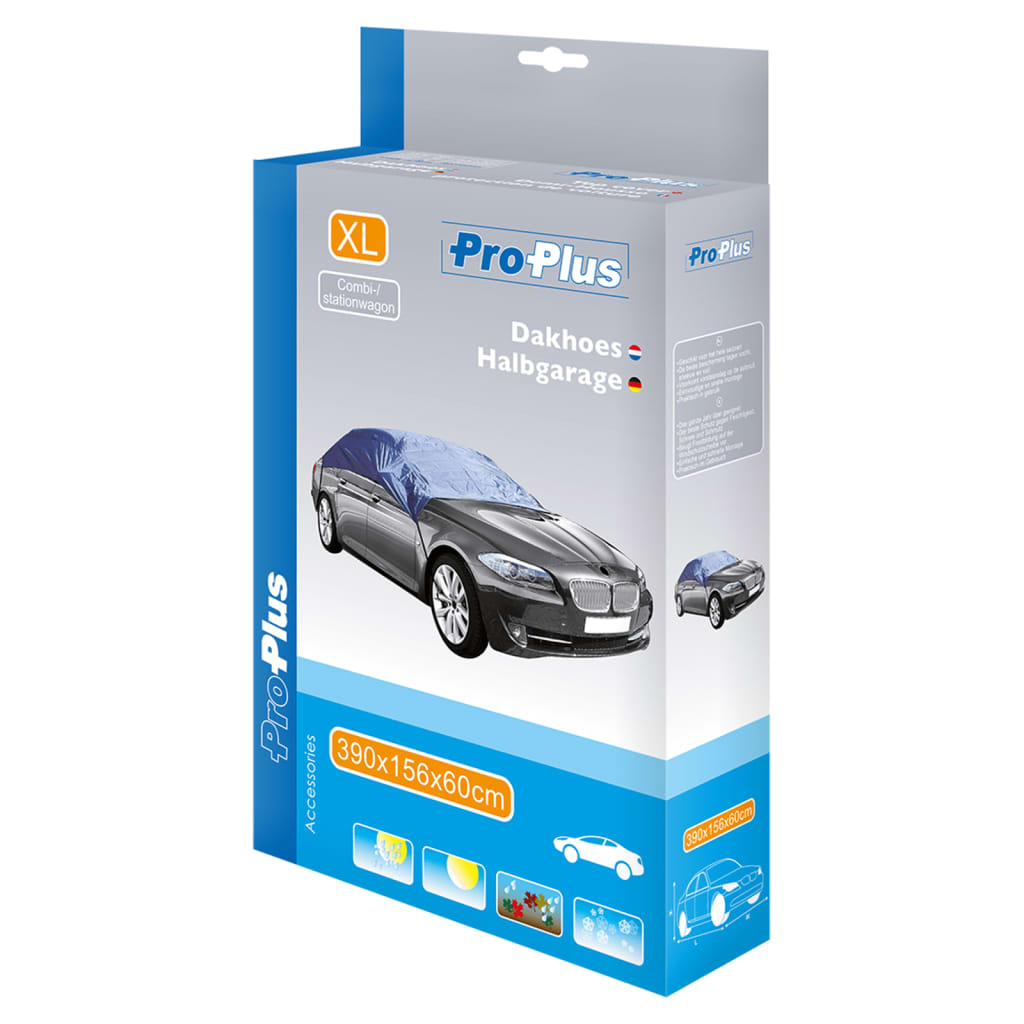 ProPlus Car Top Cover XL 390x156x60 cm Dark Blue