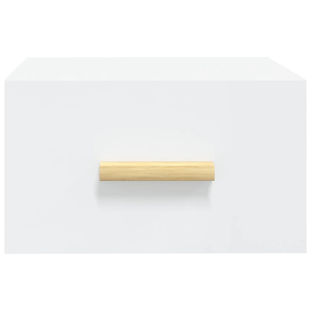 vidaXL Wall-mounted Bedside Cabinet White 35x35x20 cm