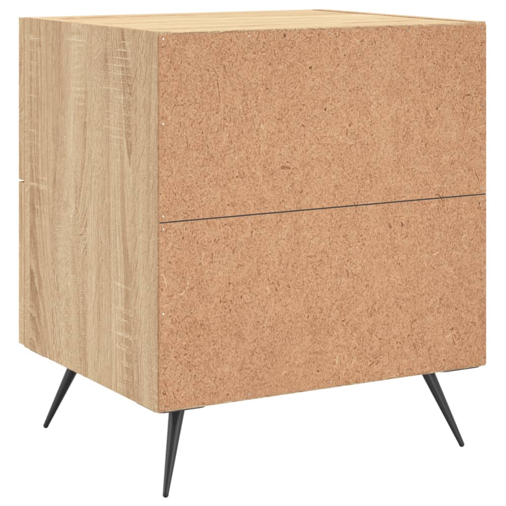 vidaXL Bedside Cabinet Sonoma Oak 40x35x47.5 cm Engineered Wood