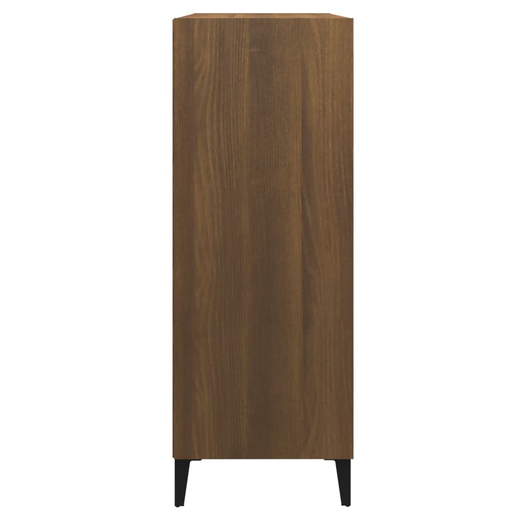 vidaXL Sideboard Brown Oak 69.5x32.5x90 cm Engineered Wood