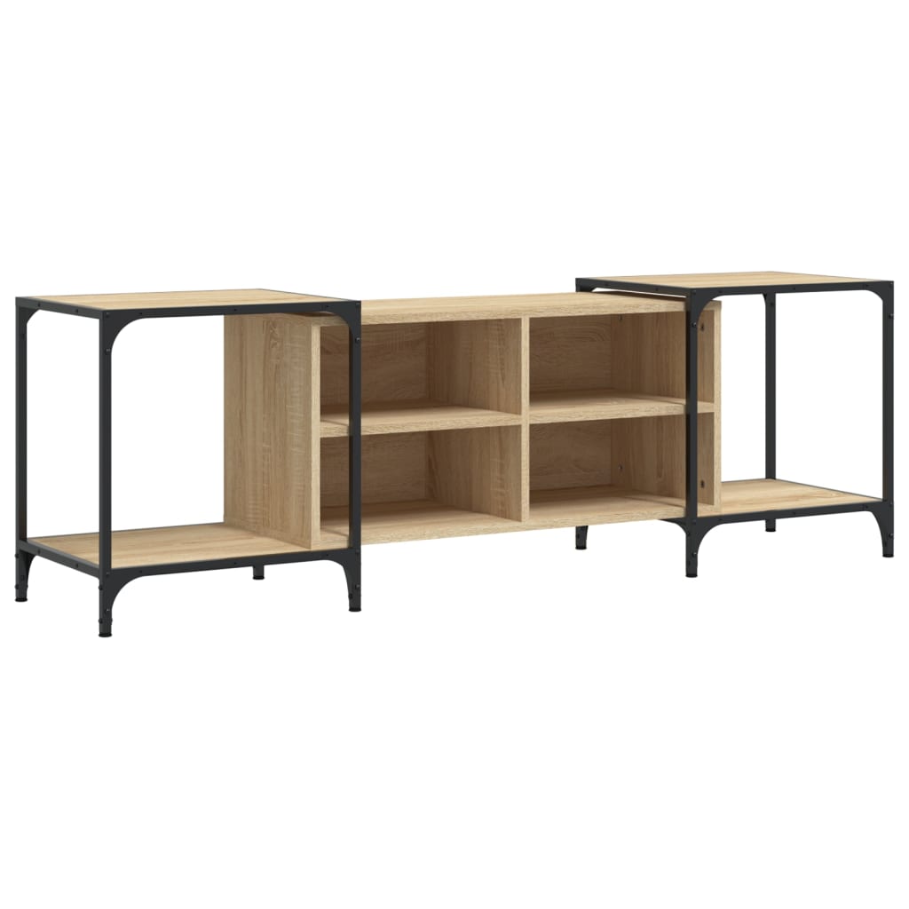 vidaXL TV Cabinet Sonoma Oak 153x37x50 cm Engineered Wood