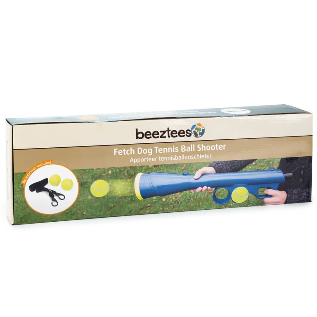Beeztees Fetch Ball Shooter with 2 Tennis Balls Blue 625070