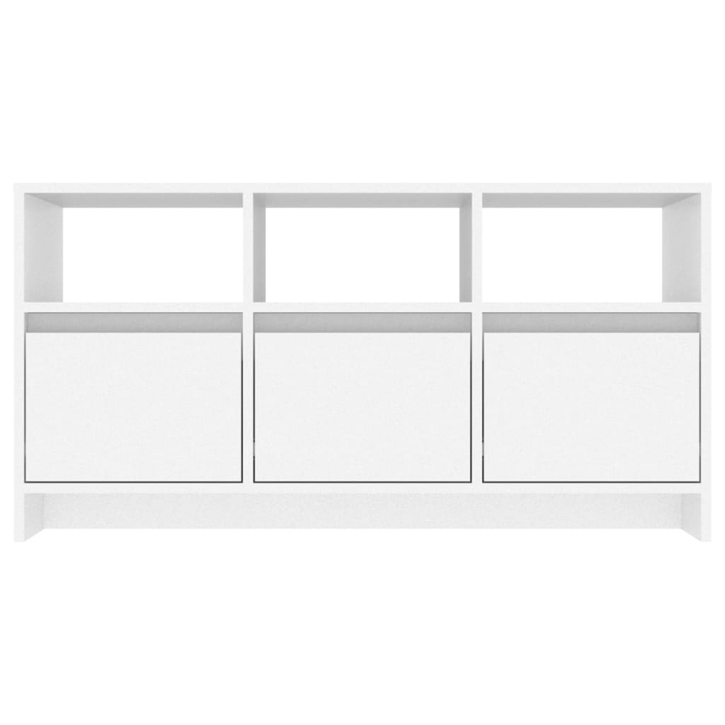 vidaXL TV Cabinet White 102x37.5x52.5 cm Engineered Wood