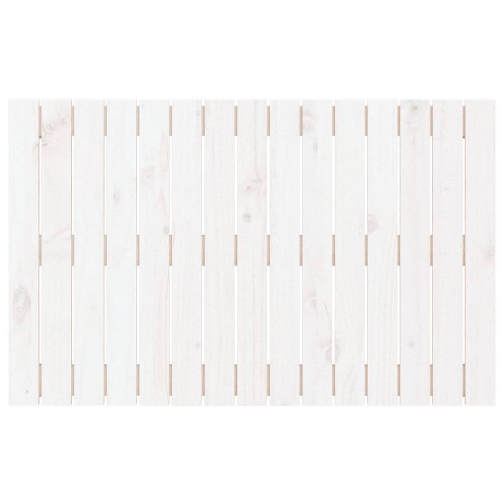 vidaXL Wall Headboard White 95.5x3x60 cm Solid Wood Pine