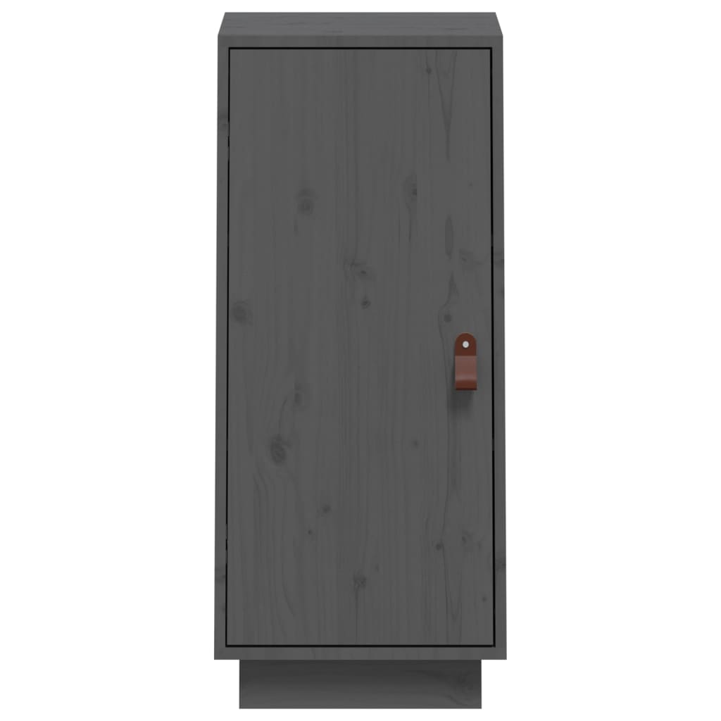 vidaXL Sideboard Grey 34x40x75 cm Solid Wood Pine