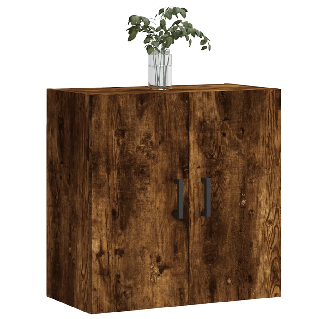 vidaXL Wall Cabinet Smoked Oak 60x31x60 cm Engineered Wood