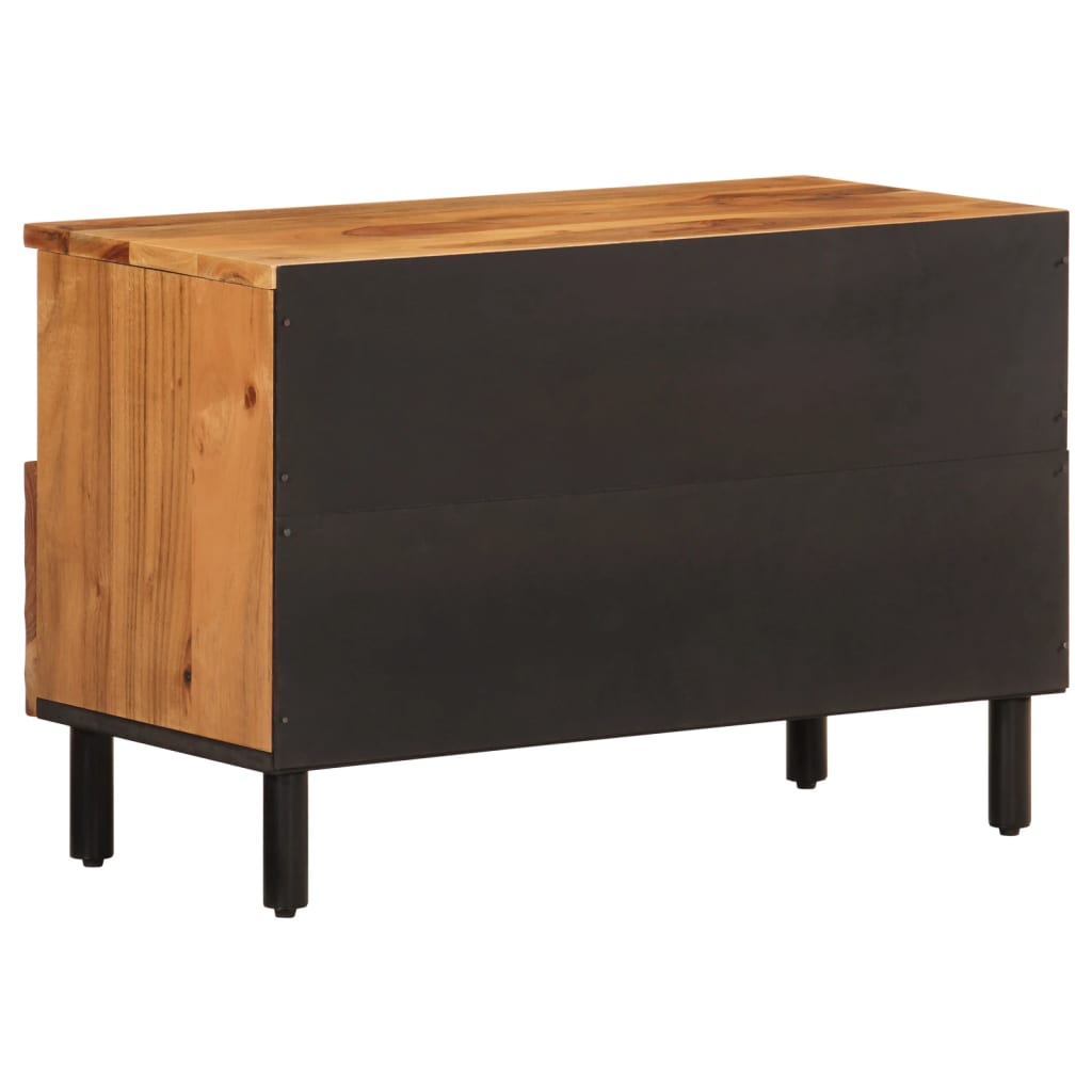 vidaXL TV Cabinet 70x33x46 cm Solid Wood Acacia