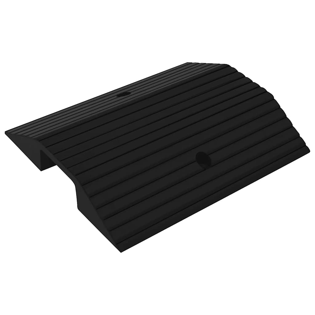vidaXL Bridge Threshold Ramp 49x40x8 cm Rubber vidaXL.co.uk