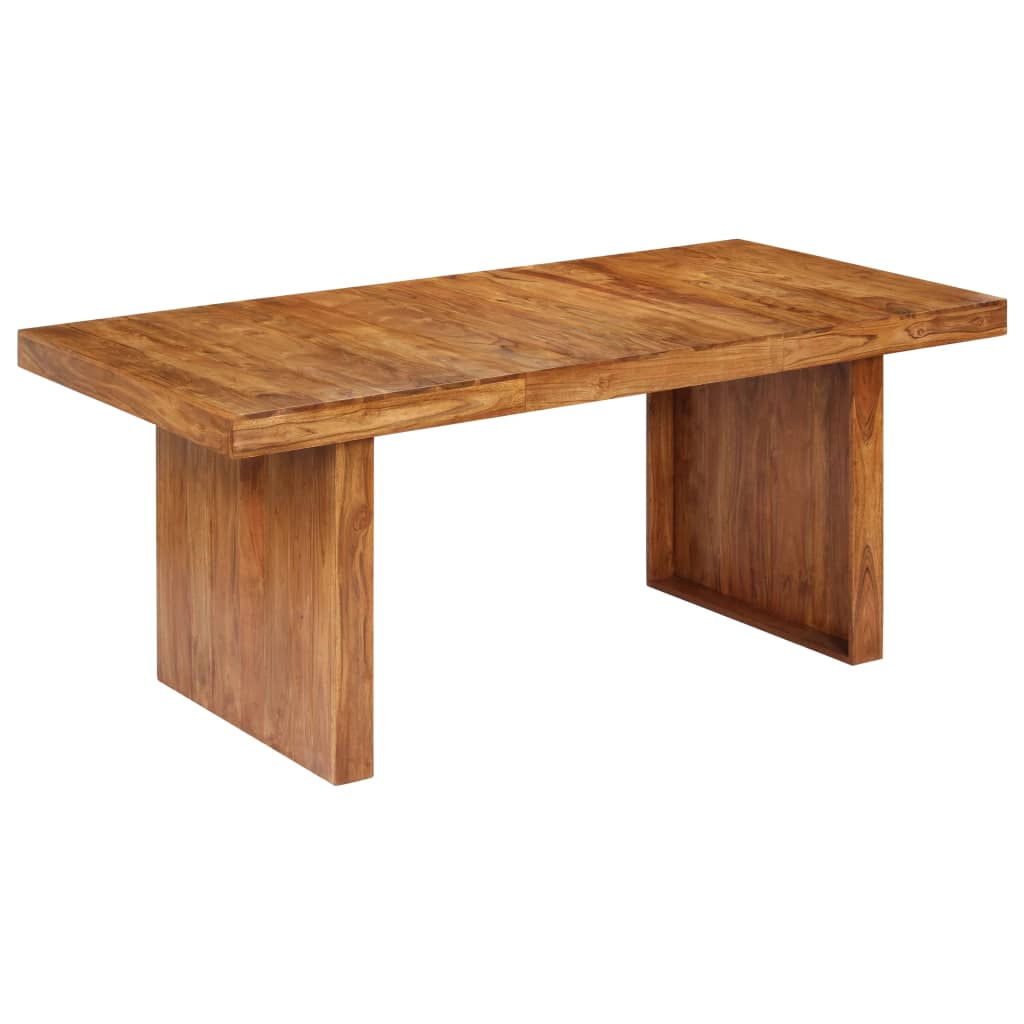 vidaXL Dining Table 180x90x75 cm Solid Acacia Wood
