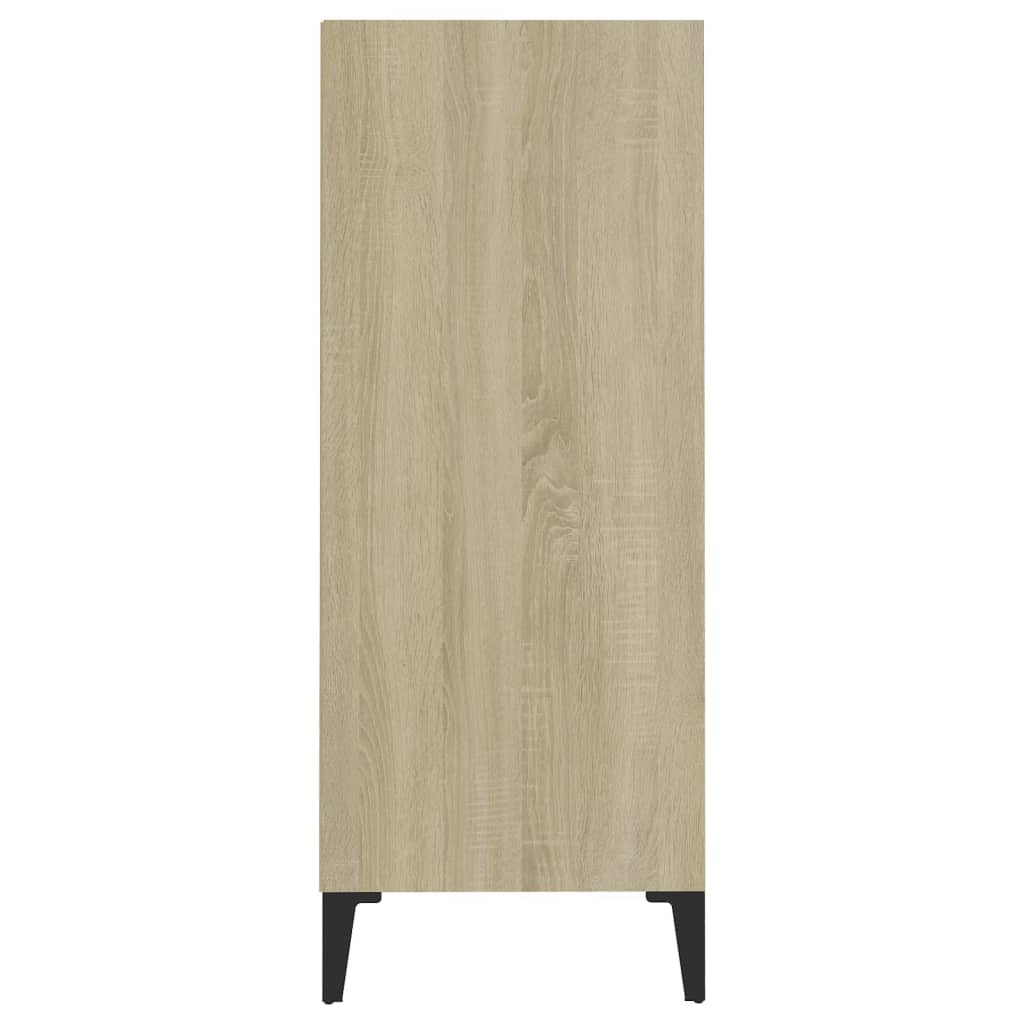 vidaXL Sideboard Sonoma Oak 57x35x90 cm Engineered Wood