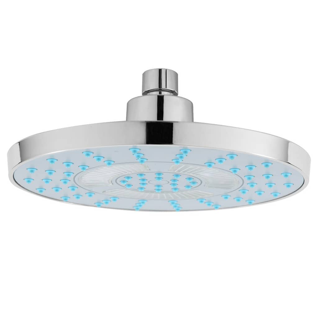 SCHÜTTE Overhead Shower with LED Light GALAXIS Chrome