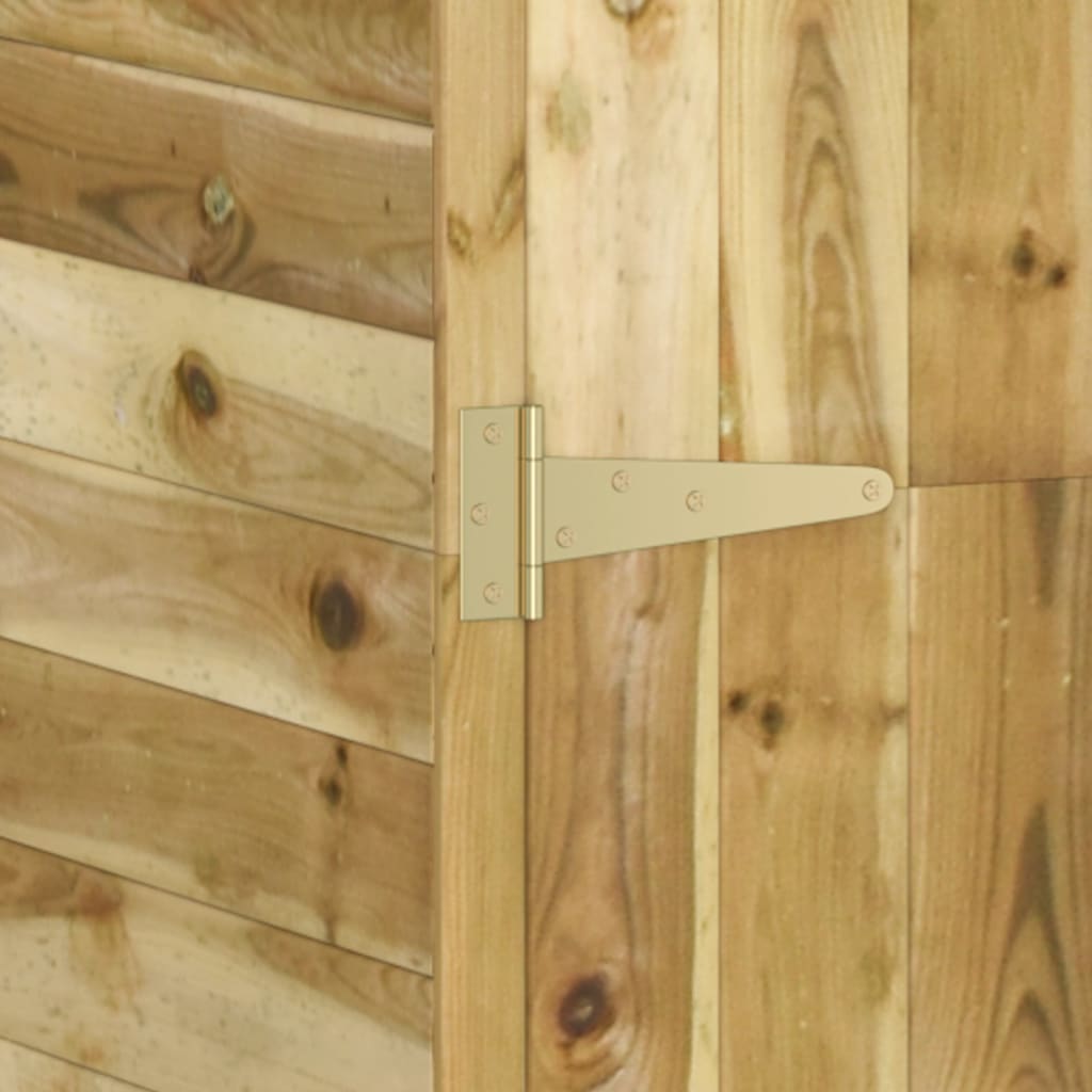 vidaXL Garden Tool Shed 107x37x220 cm Impregnated Solid Wood Pine