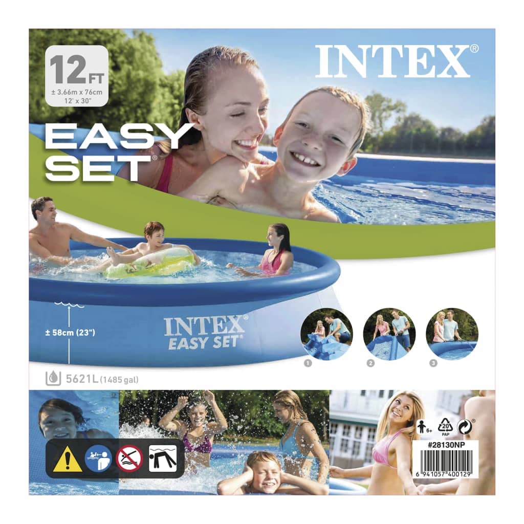 Intex Swimming Pool Easy Set 366x76 cm 28130NP