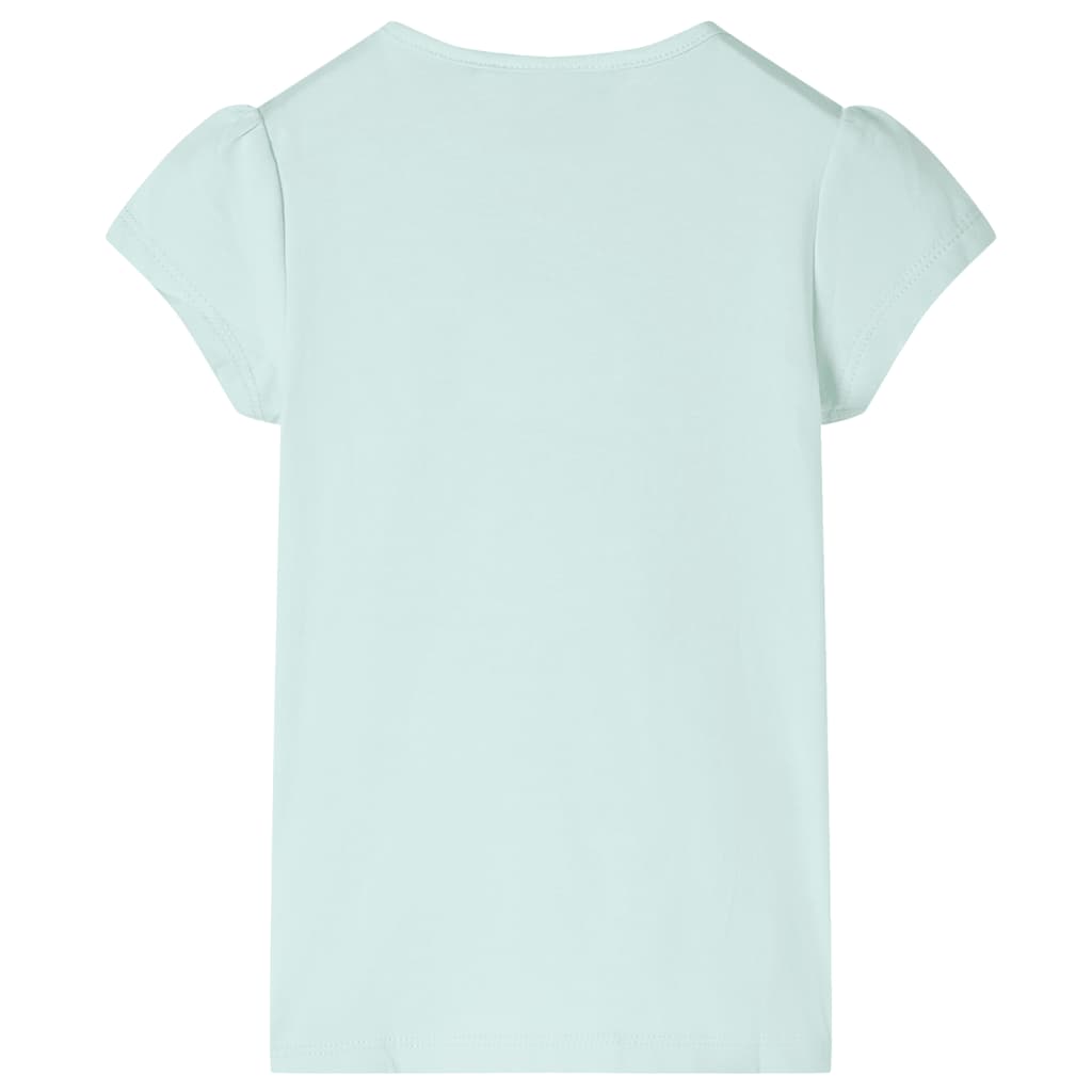 Kids' T-shirt with Cap Sleeves Light Mint 92