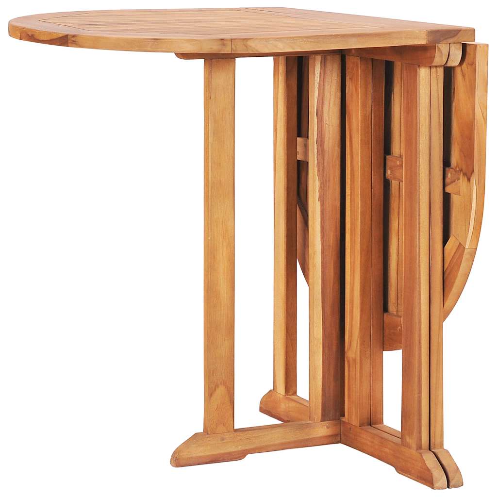 vidaXL Folding Butterfly Garden Table 120x70x75 cm Solid Teak Wood vidaXL.co.uk