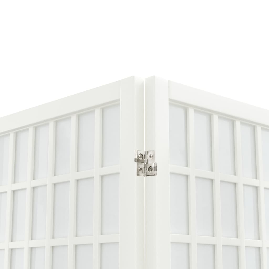 vidaXL Folding 3-Panel Room Divider Japanese Style 120x170 cm White