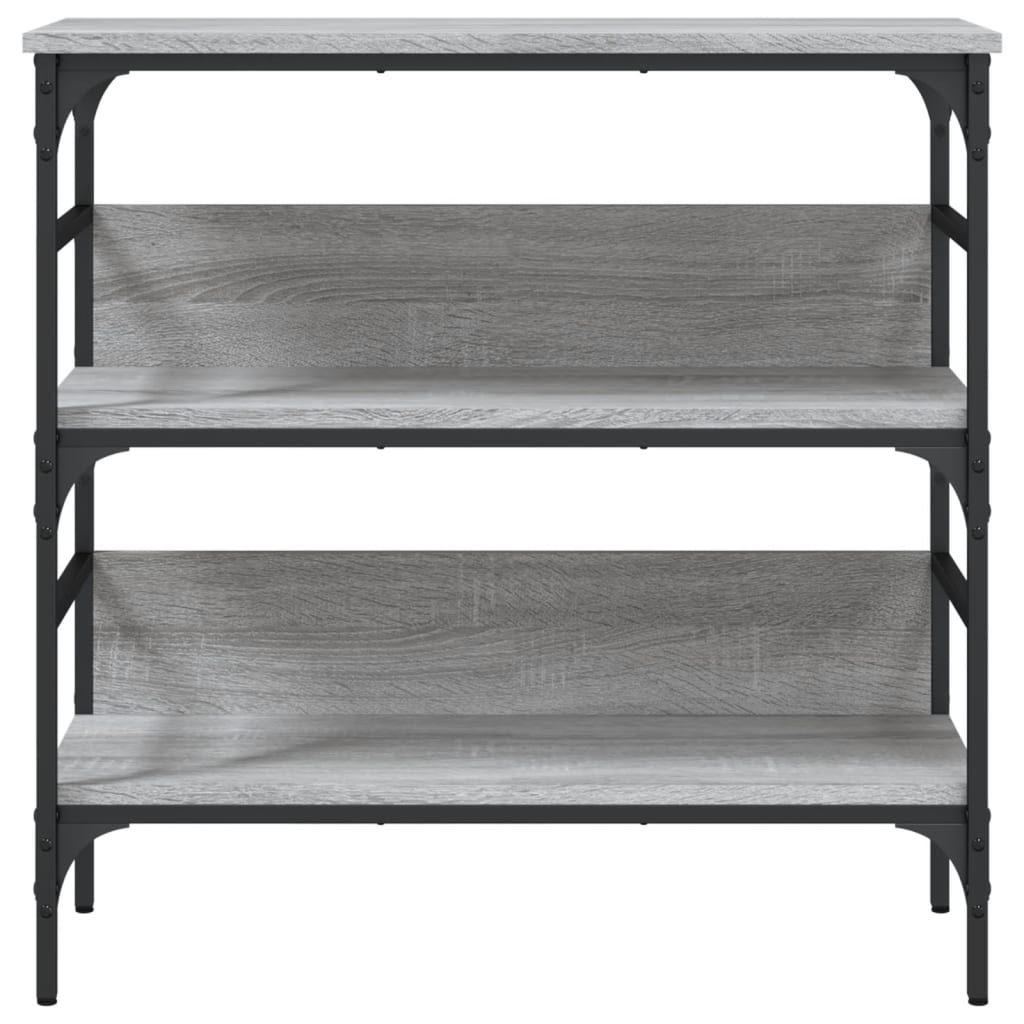 vidaXL Console Table Grey Sonoma 75x32x75 cm Engineered Wood