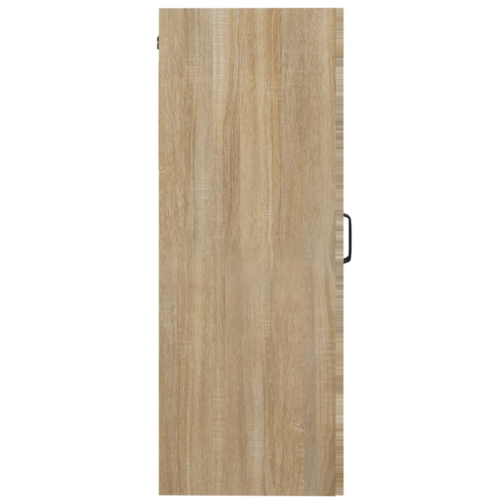 vidaXL Hanging Wall Cabinet Sonoma Oak 69.5x34x90 cm