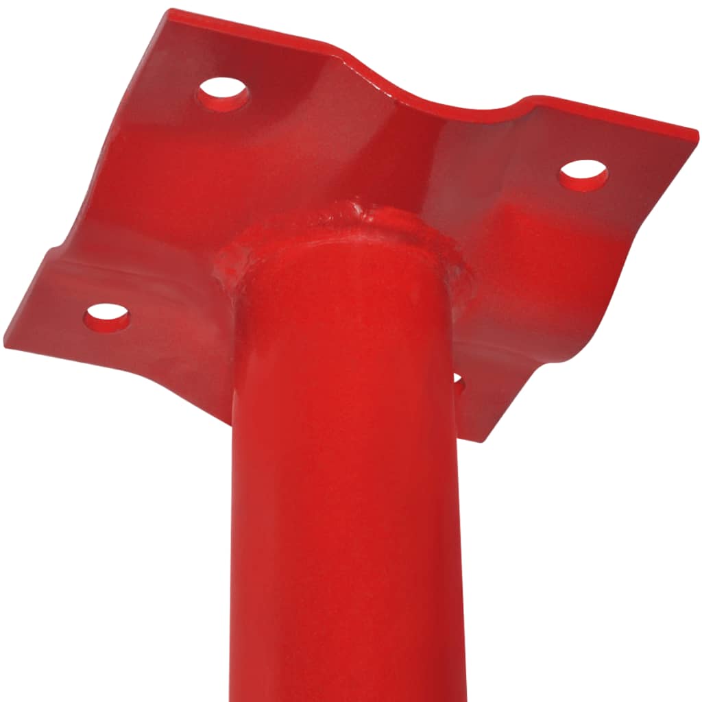 vidaXL Acrow Prop 280 cm Red
